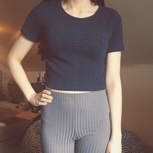 Sweater Crop Top